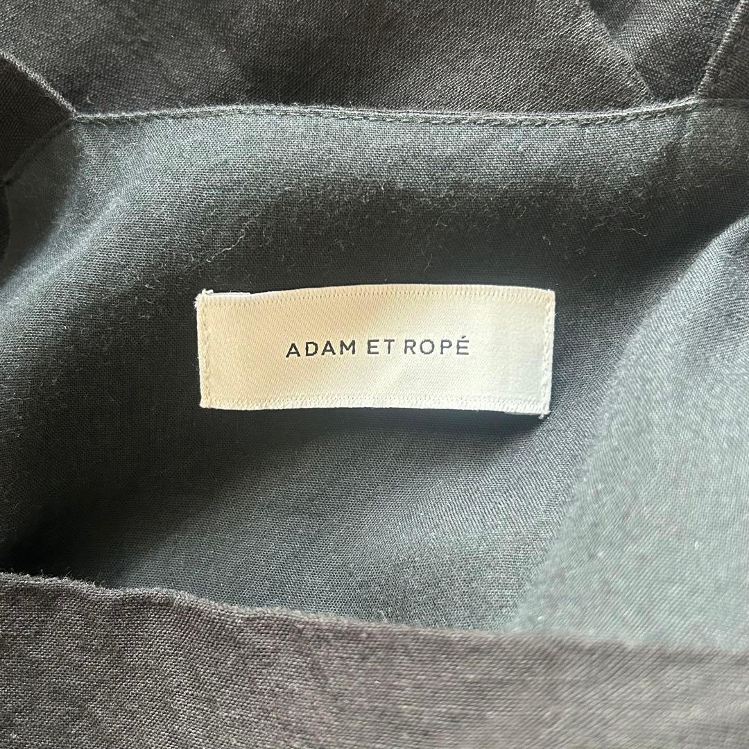 さぼ様♡【美品】ADAM ET ROPE'☆＜逸品シリーズ＞バンブーリネンサロペ