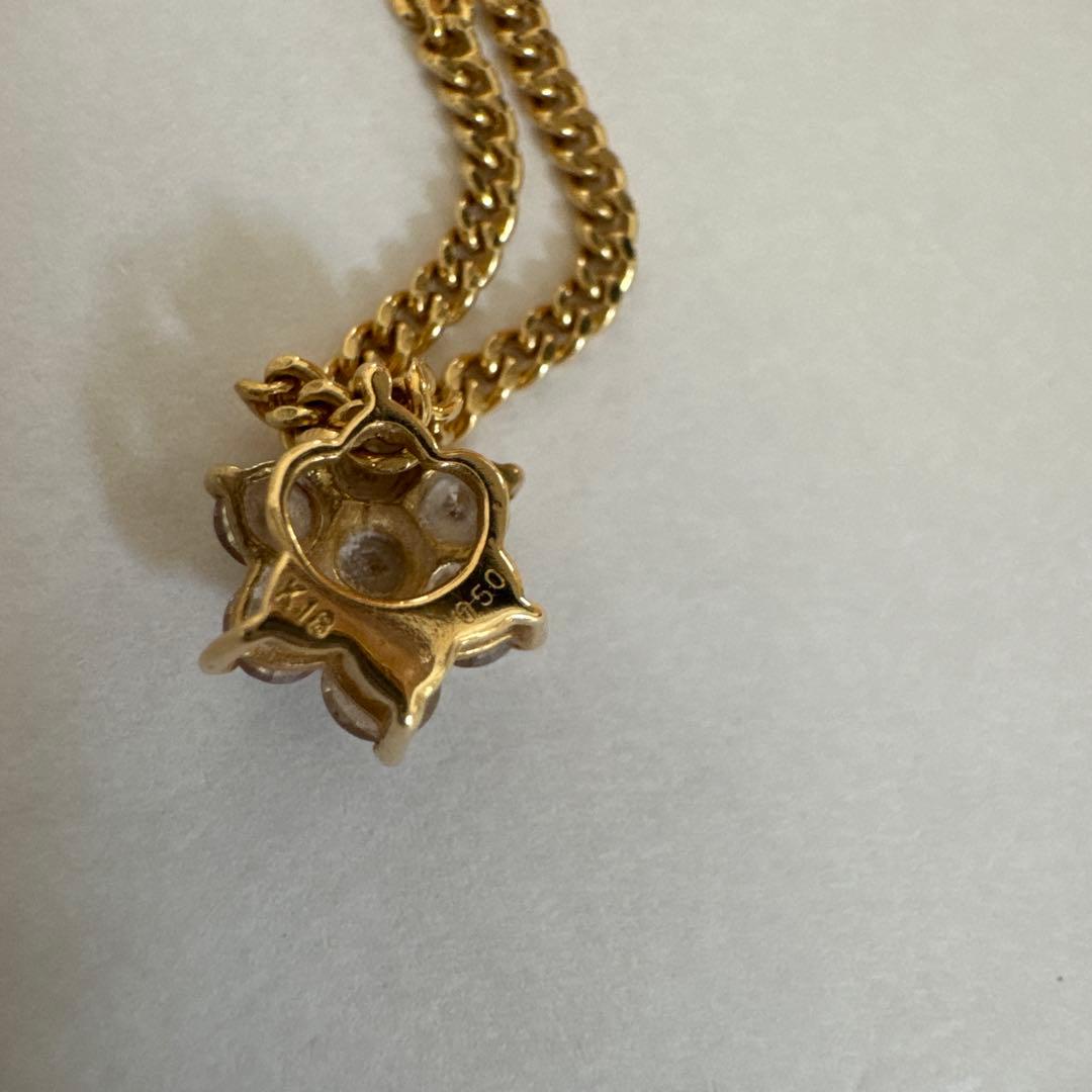 k18ダイヤモンドネックレス