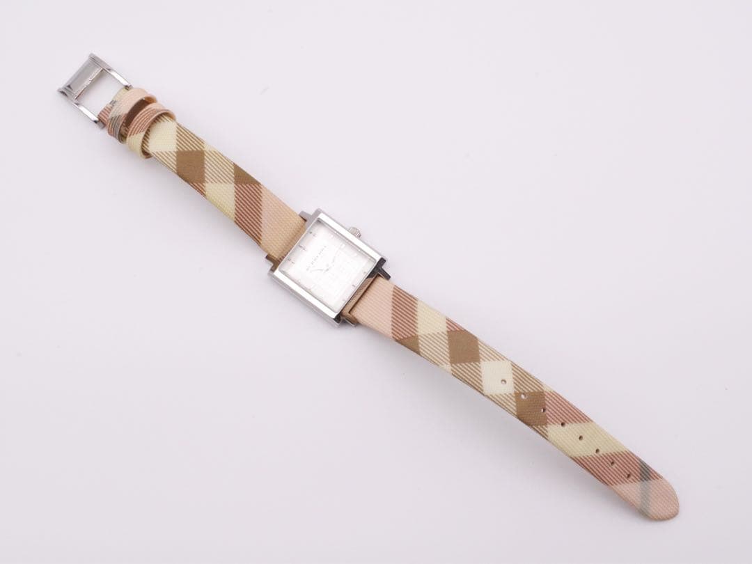 新品電池交換 Burberry 腕時計 クォーツ 純正ベルト 477