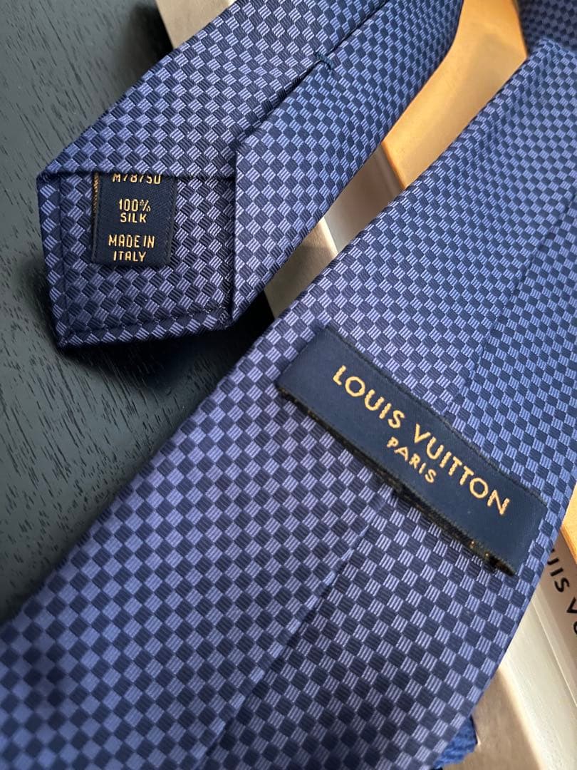 Louis Vuitton ダークネイビー ネクタイ