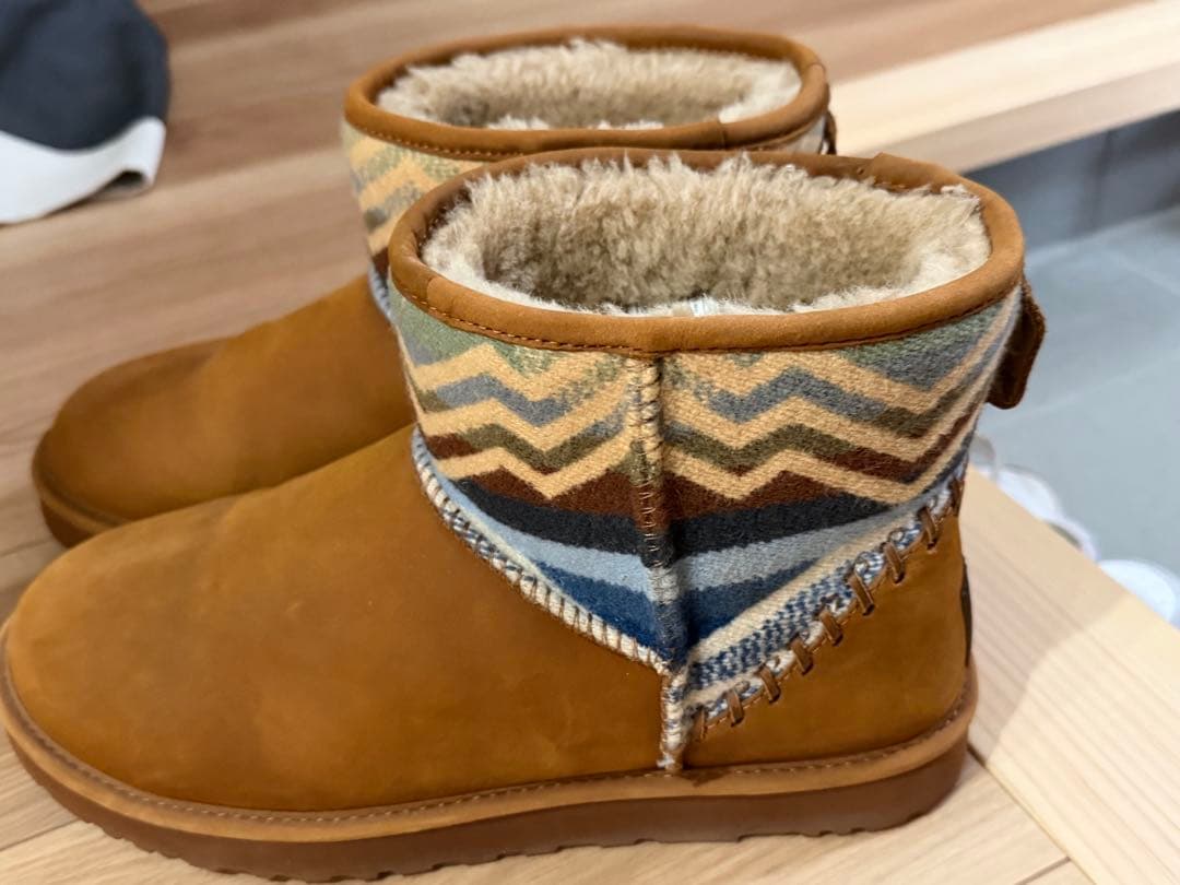 UGG/PENDLETON ムートンブーツ ブラウン