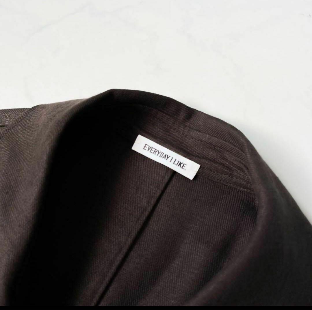 極美品✨ドゥーズィエムクラス　リネントレンチコート　茶