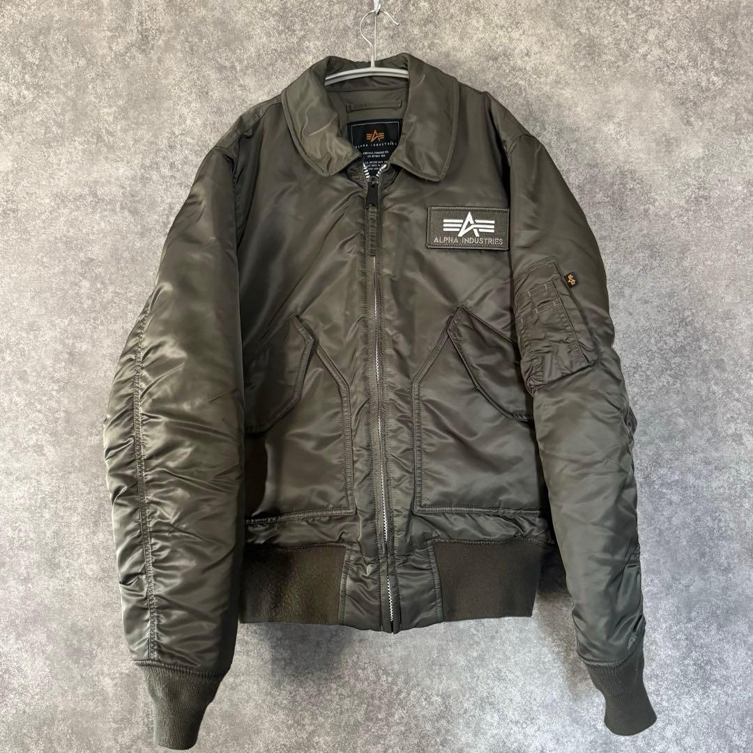 アルファインダストリーズ　CWU-45P フライトジャケット　L　ボンバー　短丈