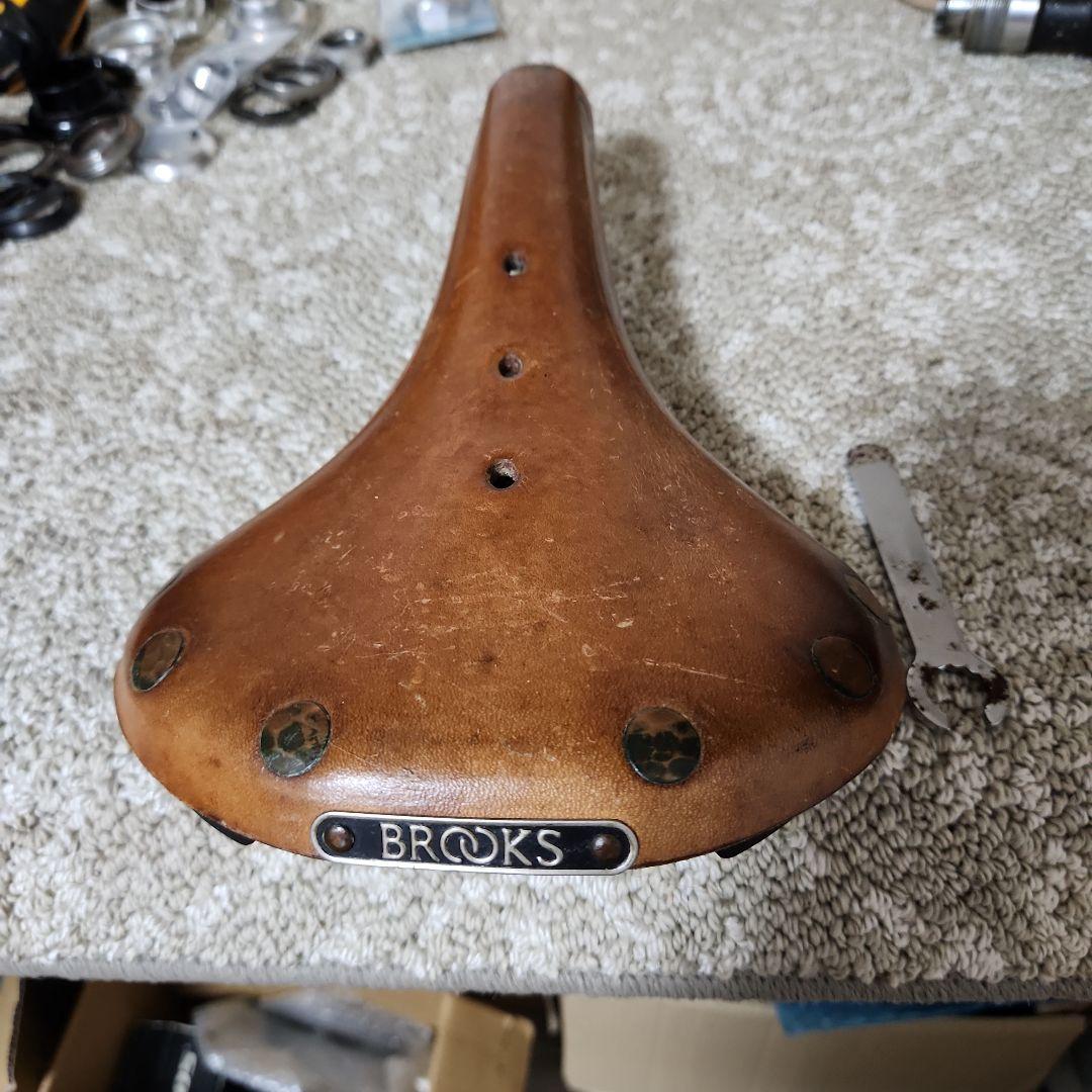 BROOKS レザーサドル ブラウン