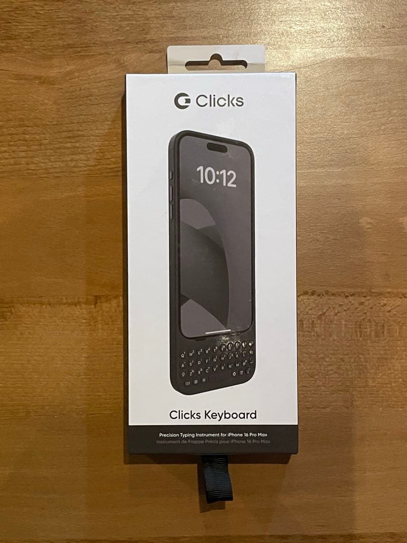 iPhoneアクセサリー Clicks Keyboard 16ProMax