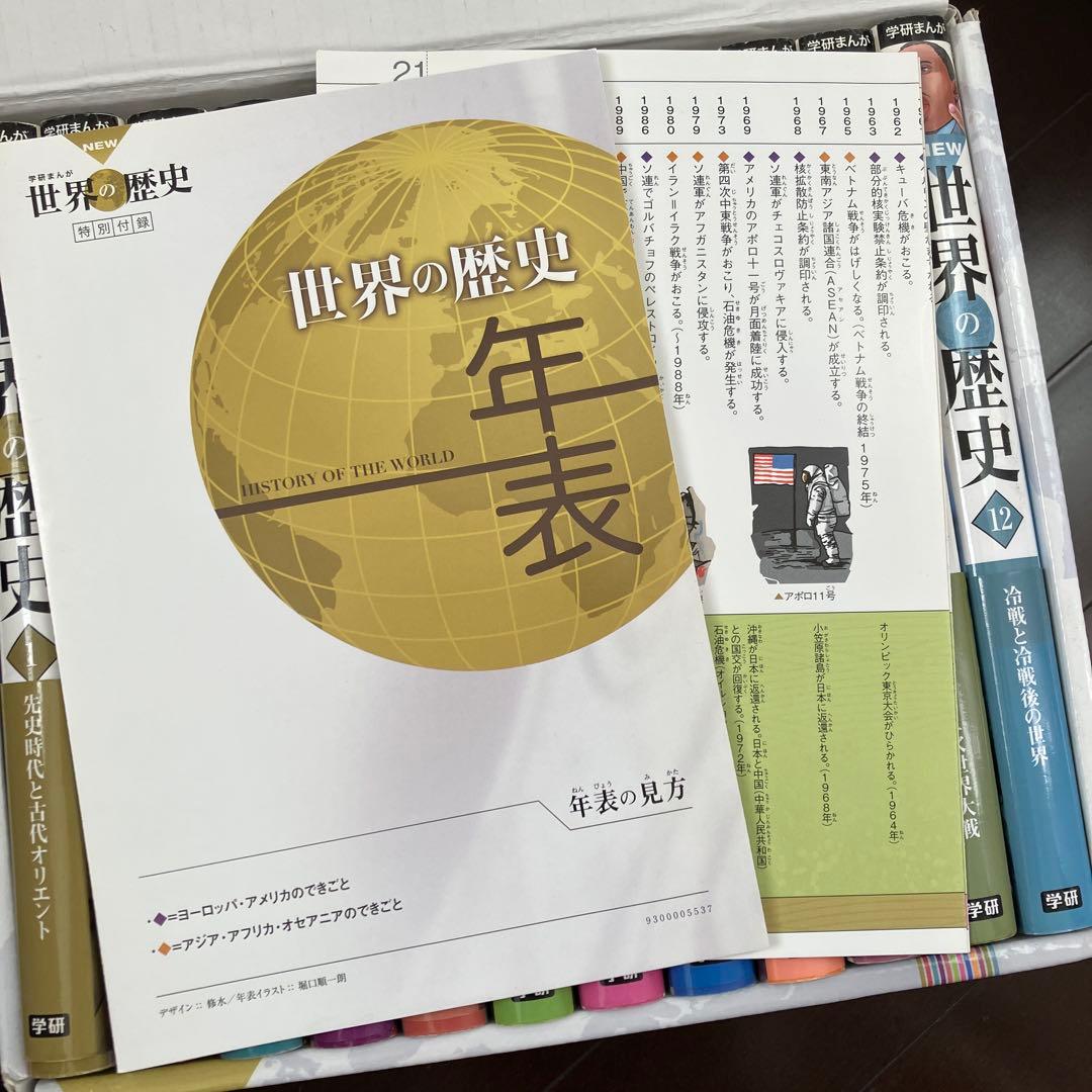 学研まんが New世界の歴史(全12巻)