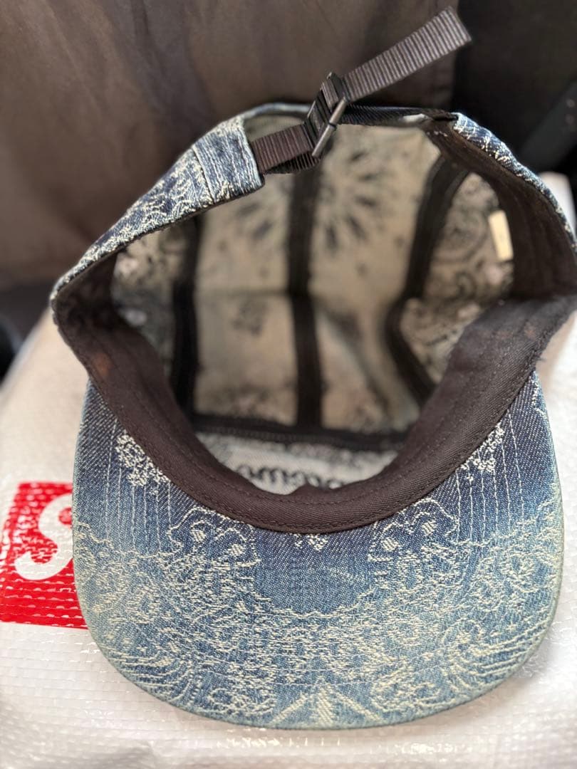 帽子 Supreme Bandana Jacquard Denim Camp Cap