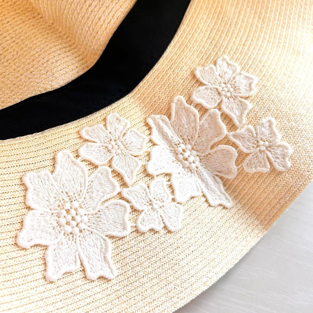 希少！未使用品　Athena New York ハット　フラワー　レース