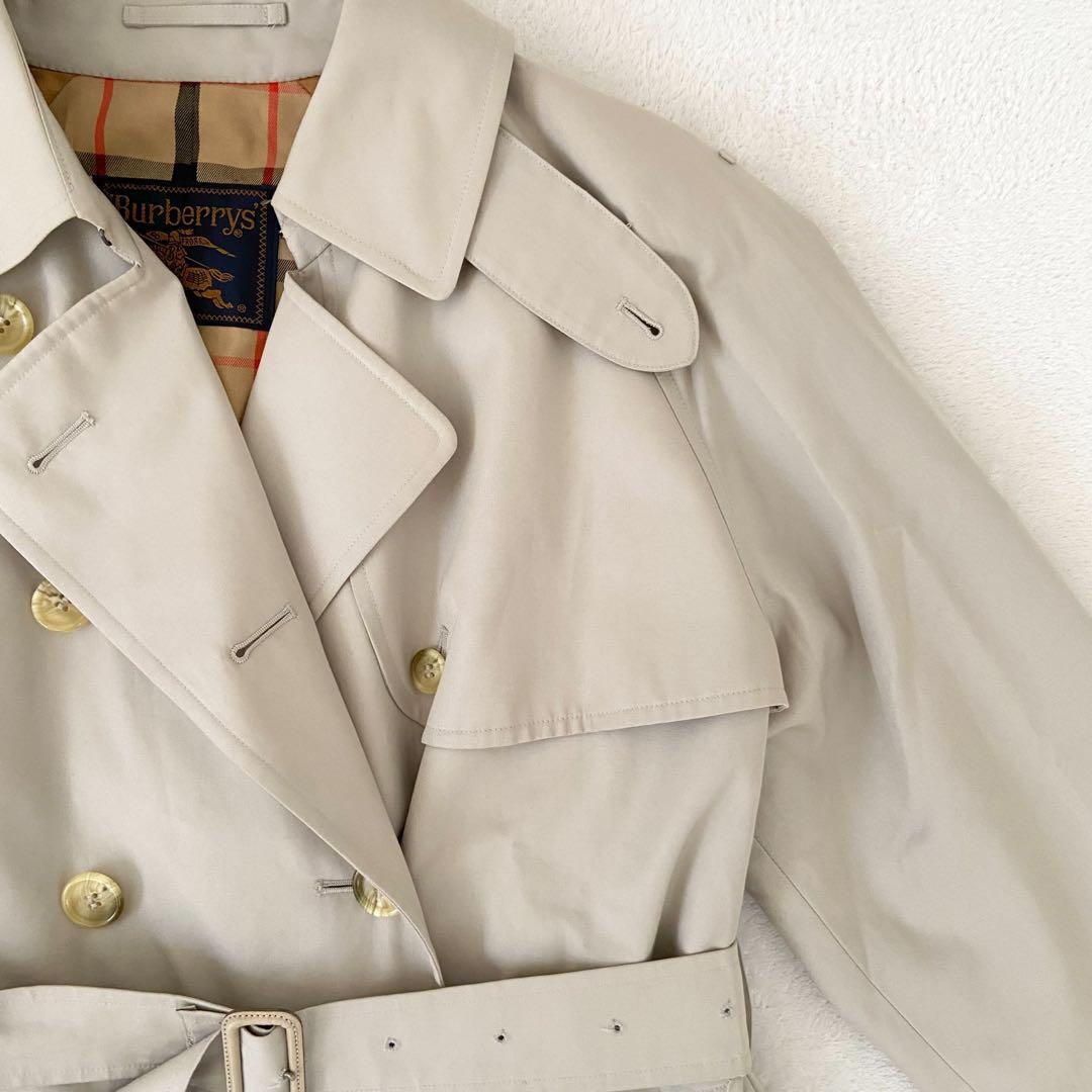 極美品　Burberry トレンチコート　ハニーベージュ　ノバチェック　マキシ丈