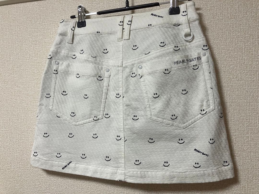 【美品】PEARLY GATES パーリーゲイツ フロントボタンスカート