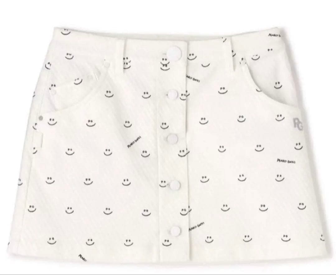 【美品】PEARLY GATES パーリーゲイツ フロントボタンスカート