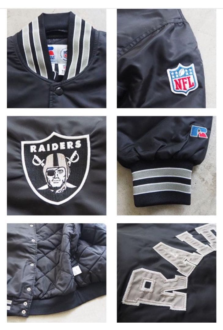 RAIDERS新品Russell レイダース NFL スタジャンXL