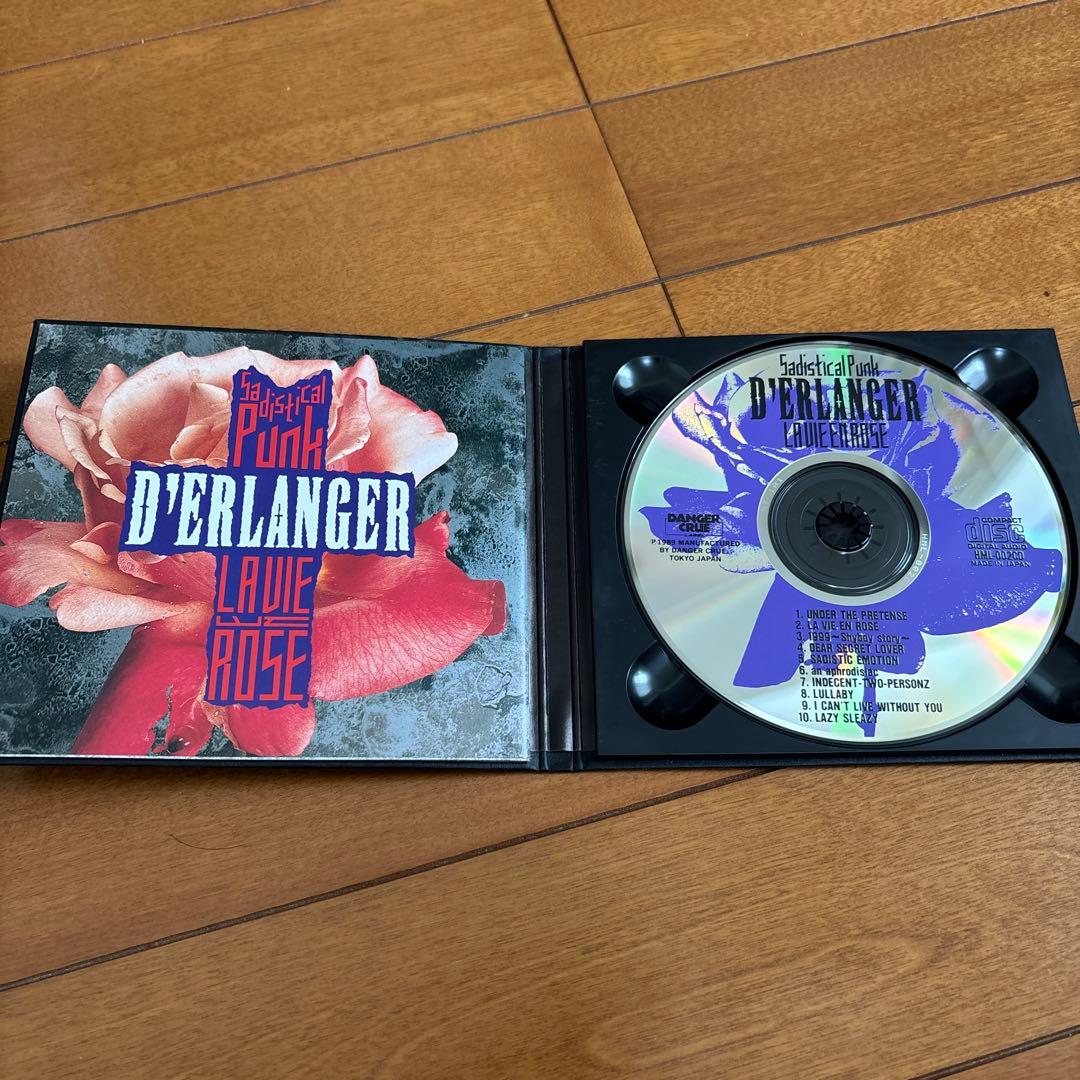 D'ERLANGER LA VIE EN ROSE CD(初回プレス盤)