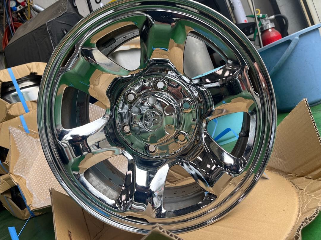 激レア　希少　185 ハイラックスサーフ　純正 ホイール　メッキ　16インチ