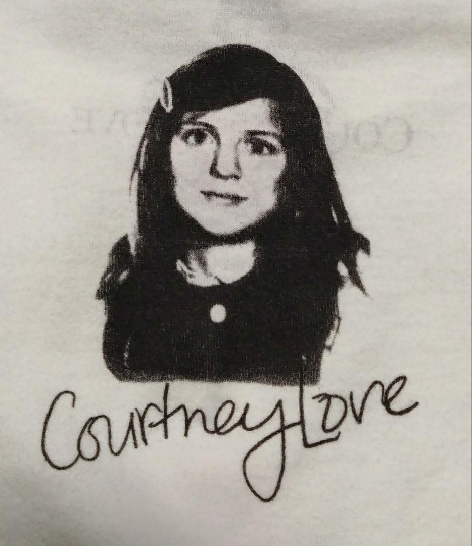 【美品】HYSTERIC GLAMOURコートニーラブ Tシャツ