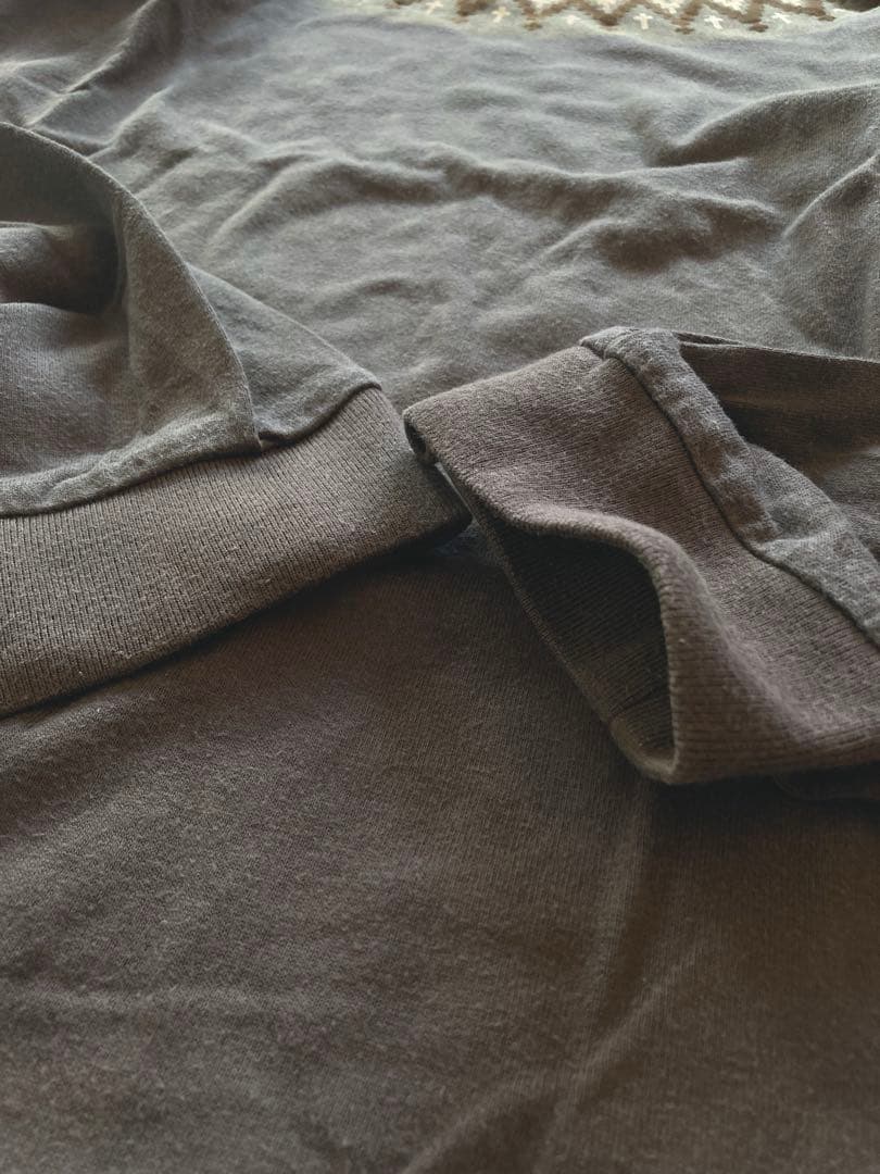 NUMBER (N)INE ノルディック模様 長袖カットソー 2ジョージ期