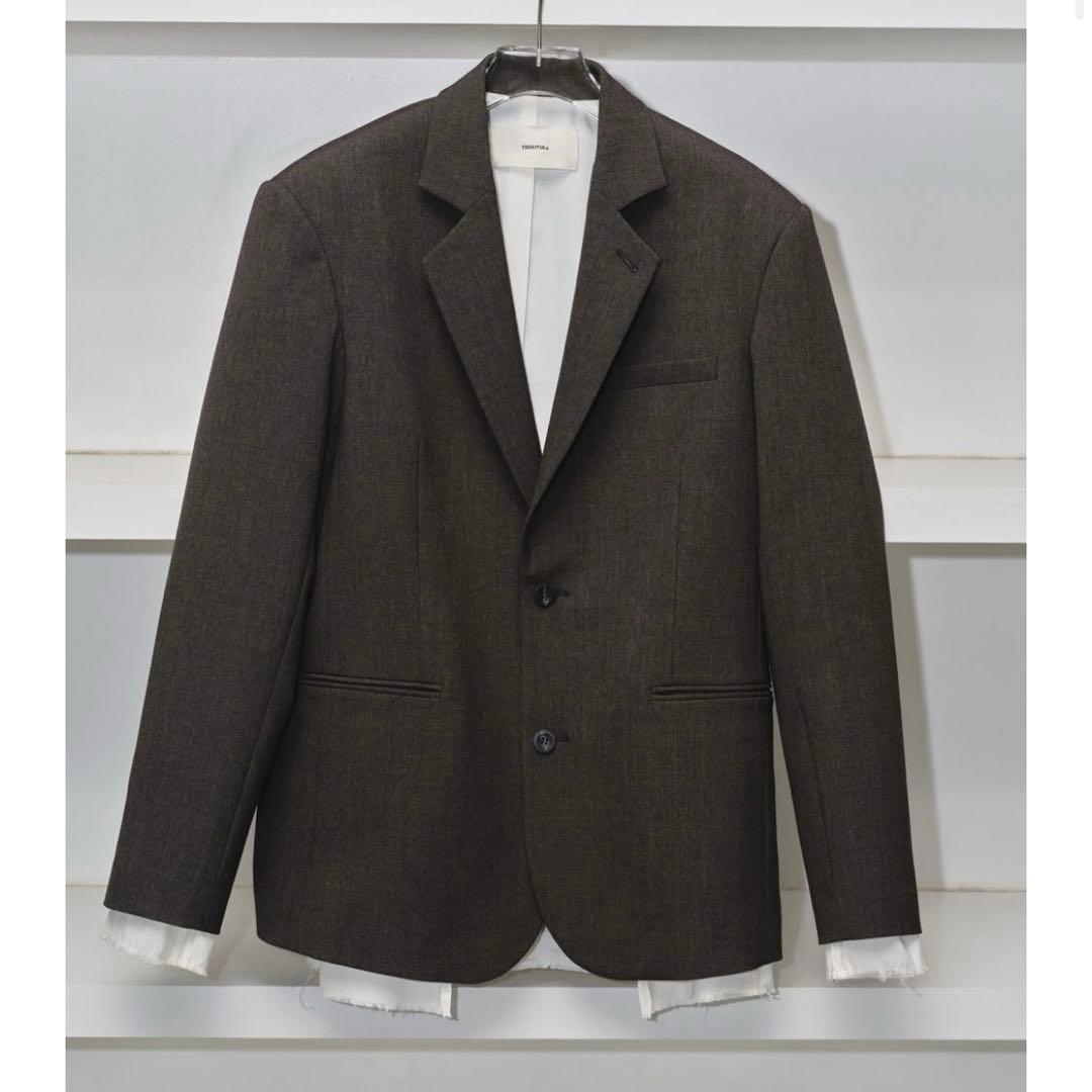 TODAYFUL オーバーショルダージャケット グレー 36