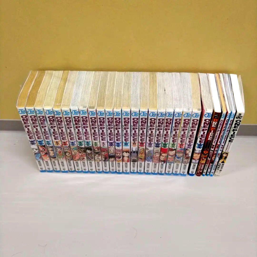 ワンピース　全巻　109卷(初版本78冊)＋関連本5冊