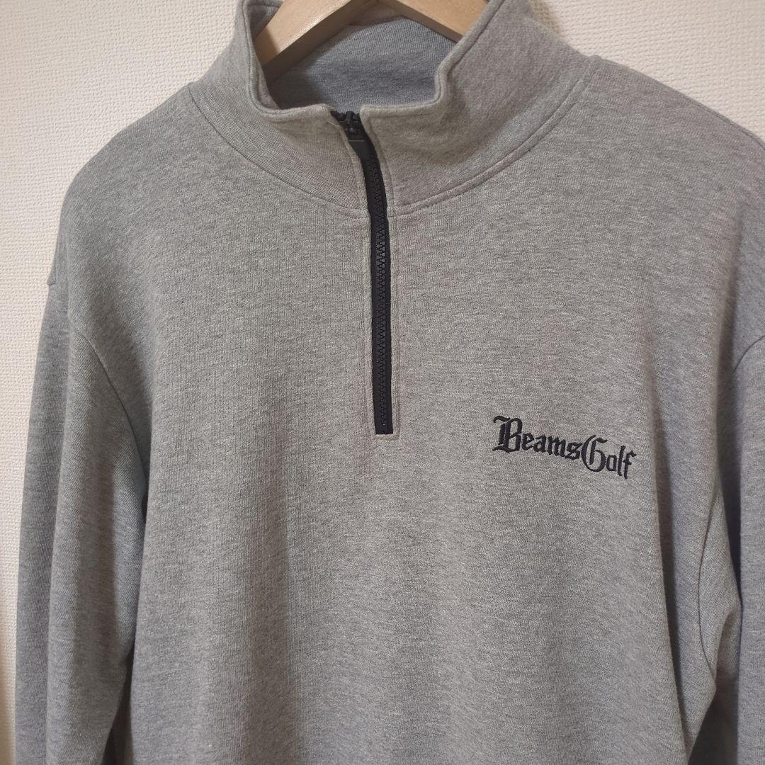★美品★BEAMS　GOLF　裏起毛ハーフジッププルオーバー　　サイズ　L