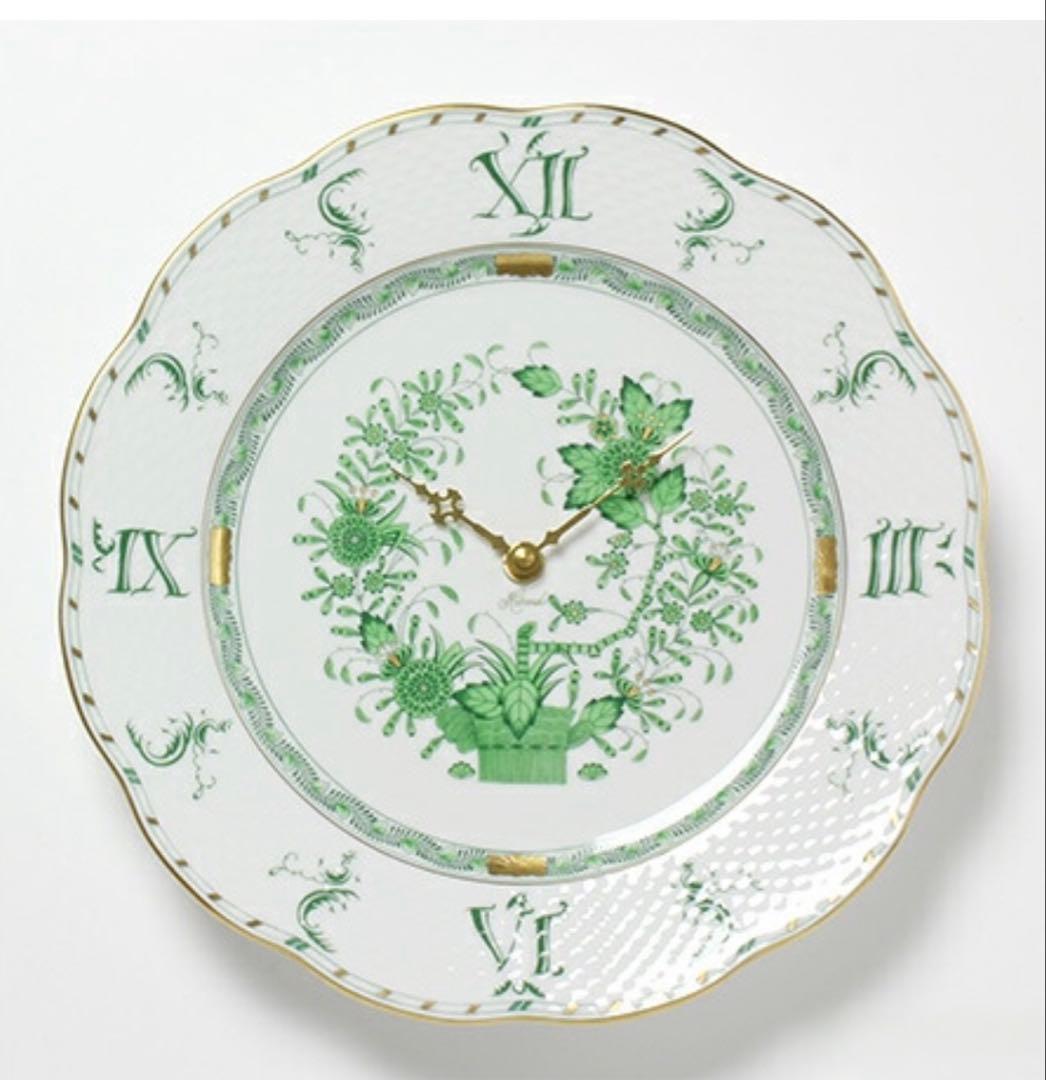 ヘレンドインドの華 時計　箱付き HEREND 未使用