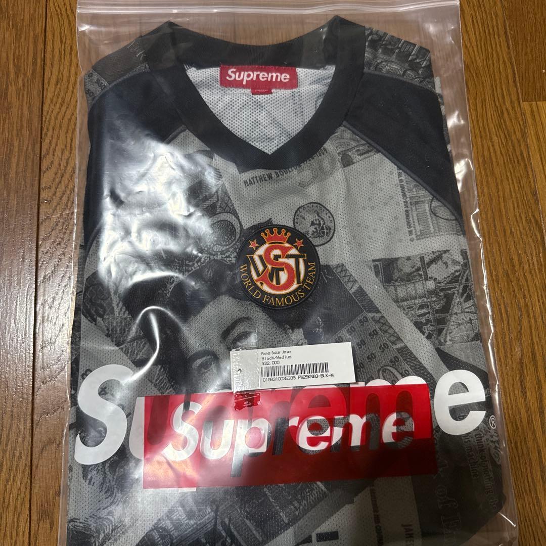 Supreme Pounds Soccer Jersey ブラック　M