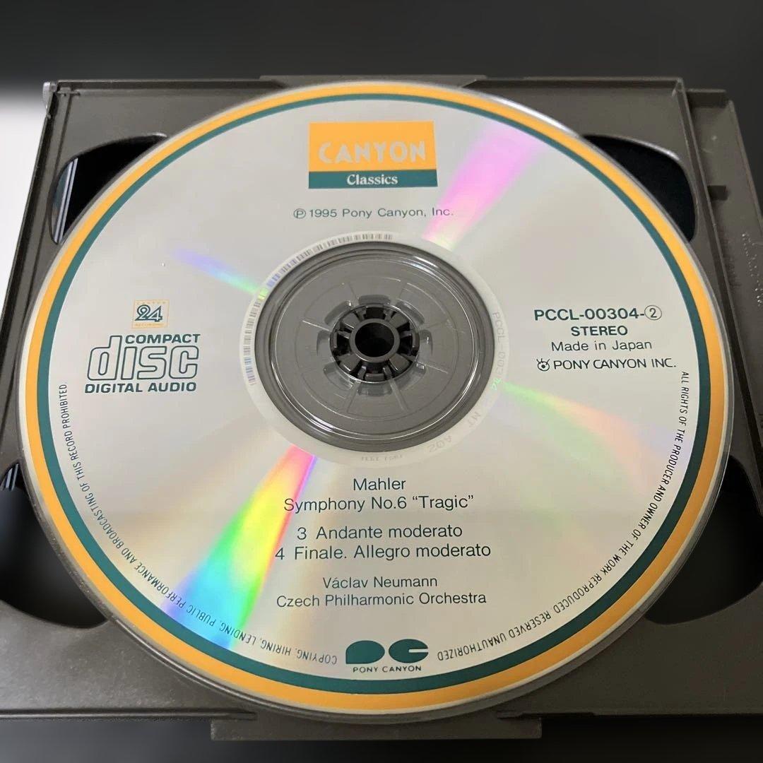 【売約済】ノイマン&チェコ・フィル／マーラー：交響曲第6番『悲劇的』 2CD