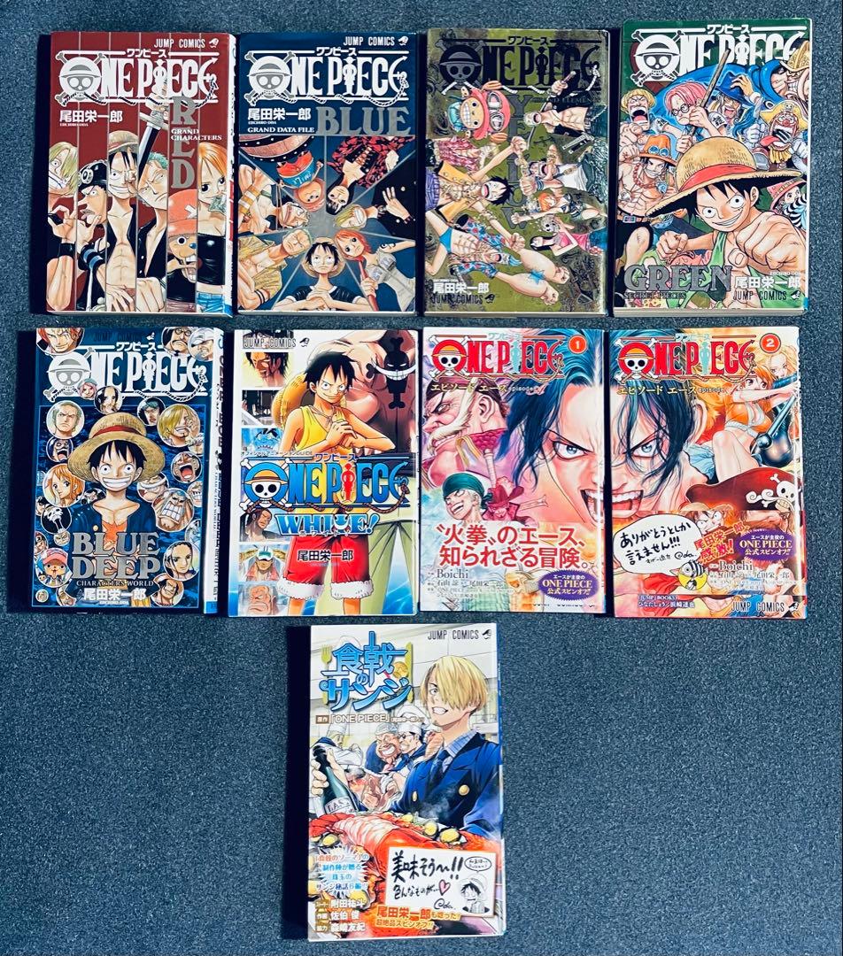(11) ワンピース　全112巻初版本　帯☆チラシ全巻 ＋ おまけ
