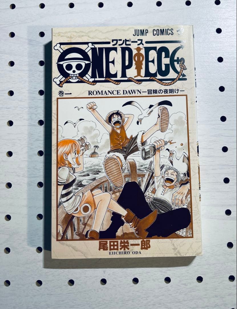 (11) ワンピース　全112巻初版本　帯☆チラシ全巻 ＋ おまけ