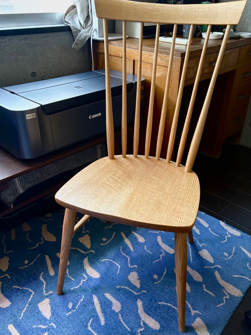 「アリア」柏木工 ウィンザーチェア オーク材 ダイニングチェア