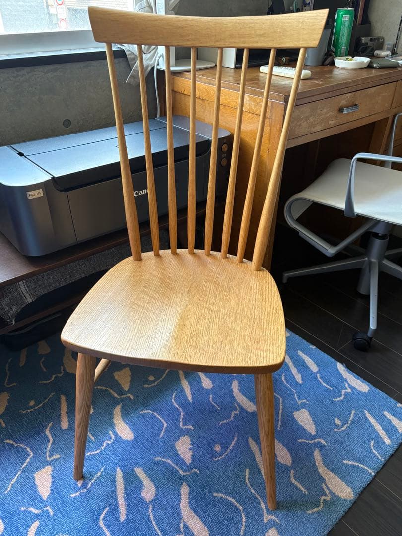 「アリア」柏木工 ウィンザーチェア オーク材 ダイニングチェア