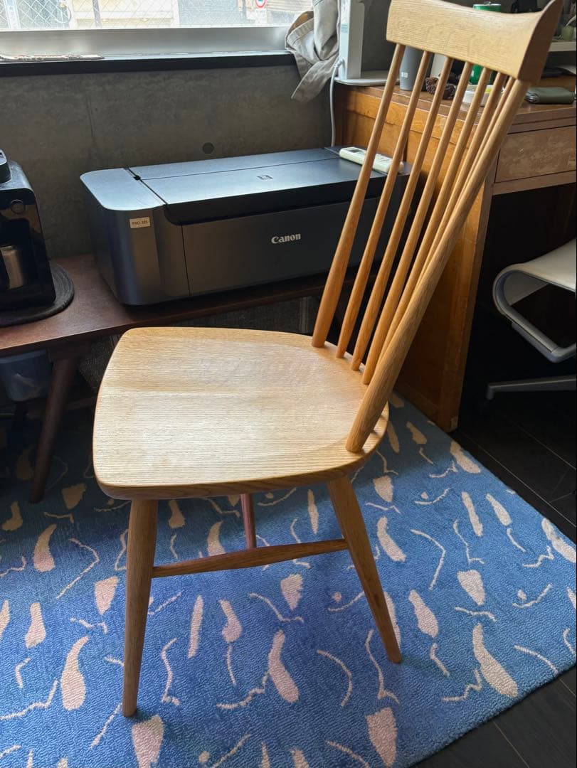 「アリア」柏木工 ウィンザーチェア オーク材 ダイニングチェア