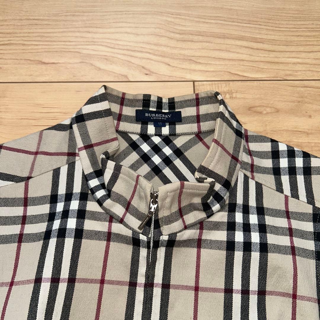 バーバリーロンドン　ノバチェック　ベスト　大きいサイズ　15