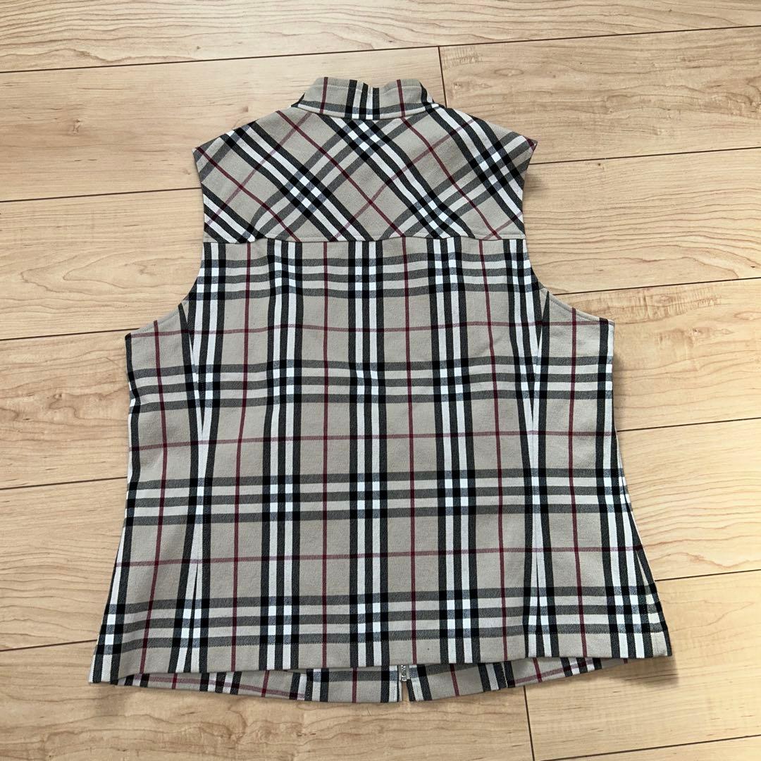 バーバリーロンドン　ノバチェック　ベスト　大きいサイズ　15