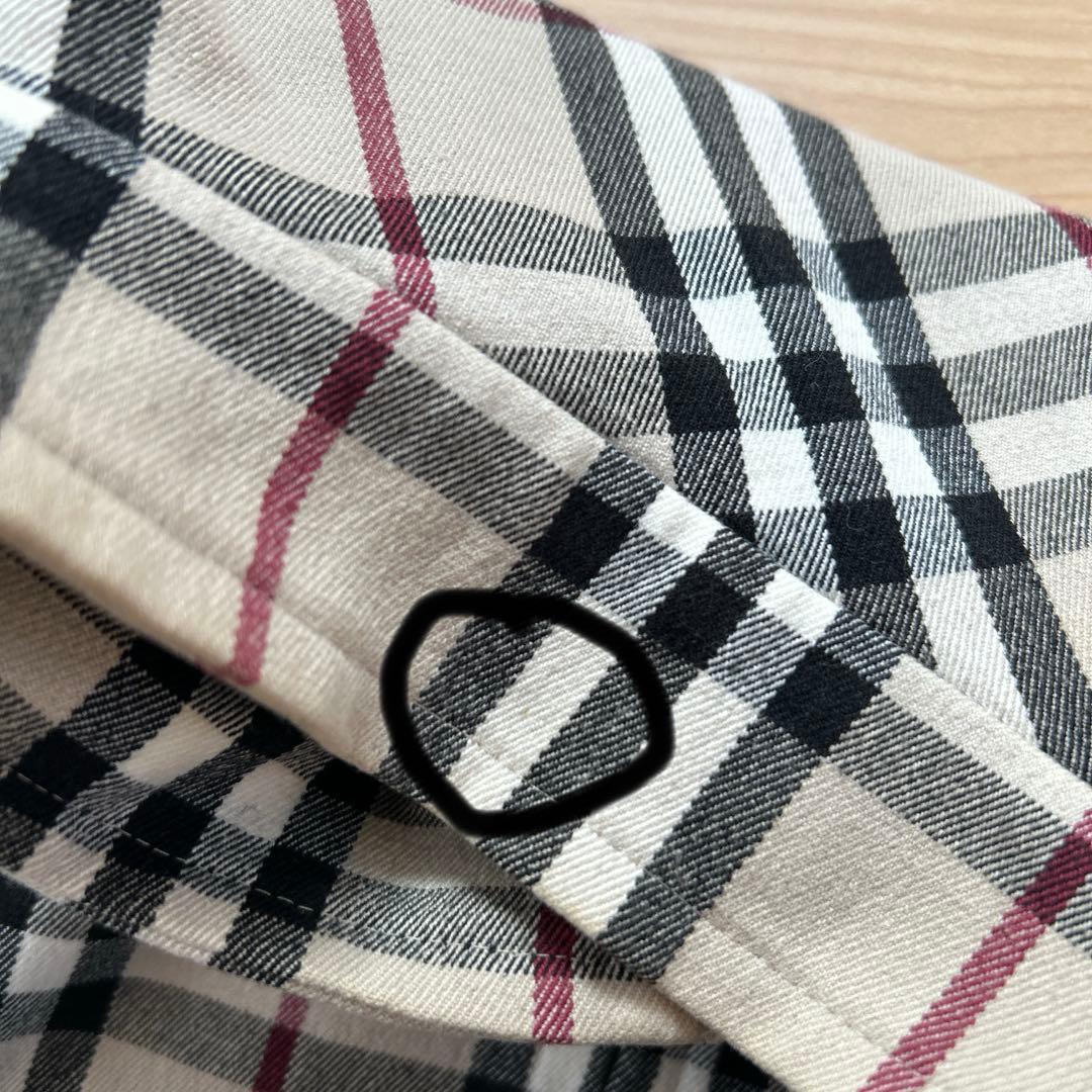 バーバリーロンドン　ノバチェック　ベスト　大きいサイズ　15