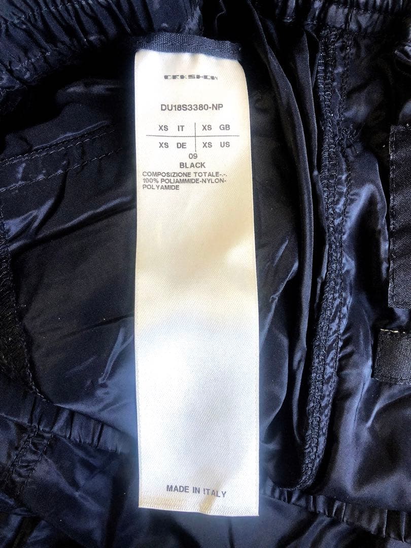 Rick Owens Drkshdw pods ナイロンブラック サルエルパンツ