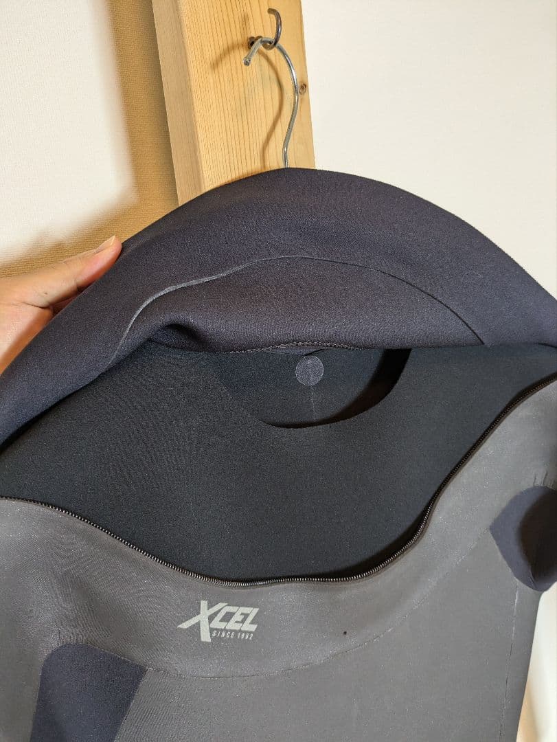 未使用 ウェットスーツ メンズ セミドライ 3mm L 裏起毛 XCEL 日本製