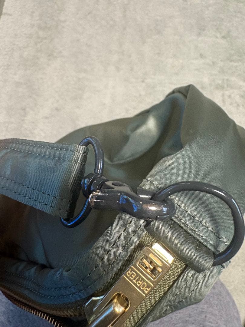 PORTER タンカー ショルダーバッグ セージグリーン ハーフムーン