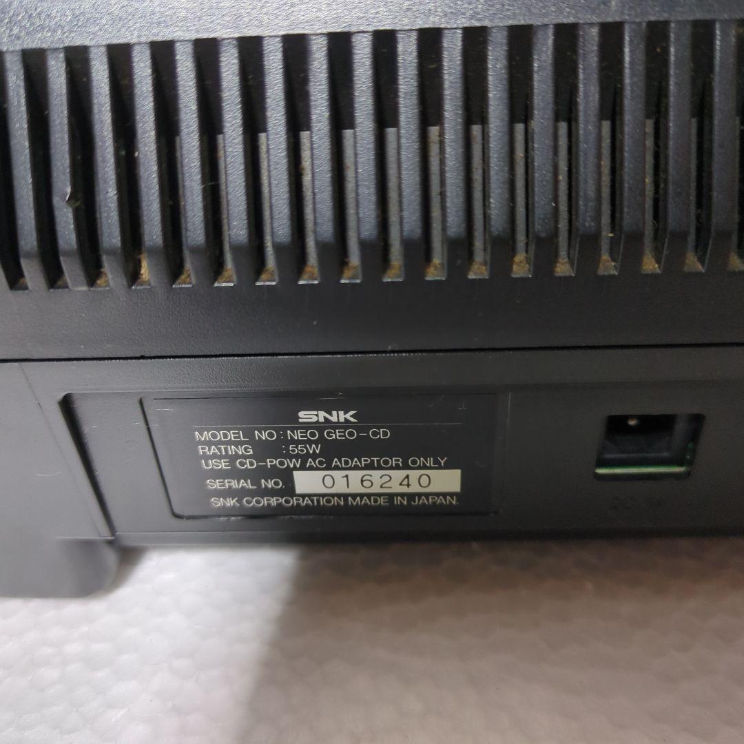 NEO-GEO CD 本体 フロントローディング　ジャンク品