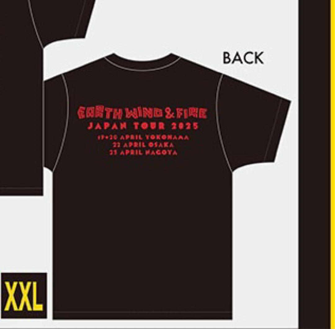 EARTH WIND & FIRE ライブTシャツ