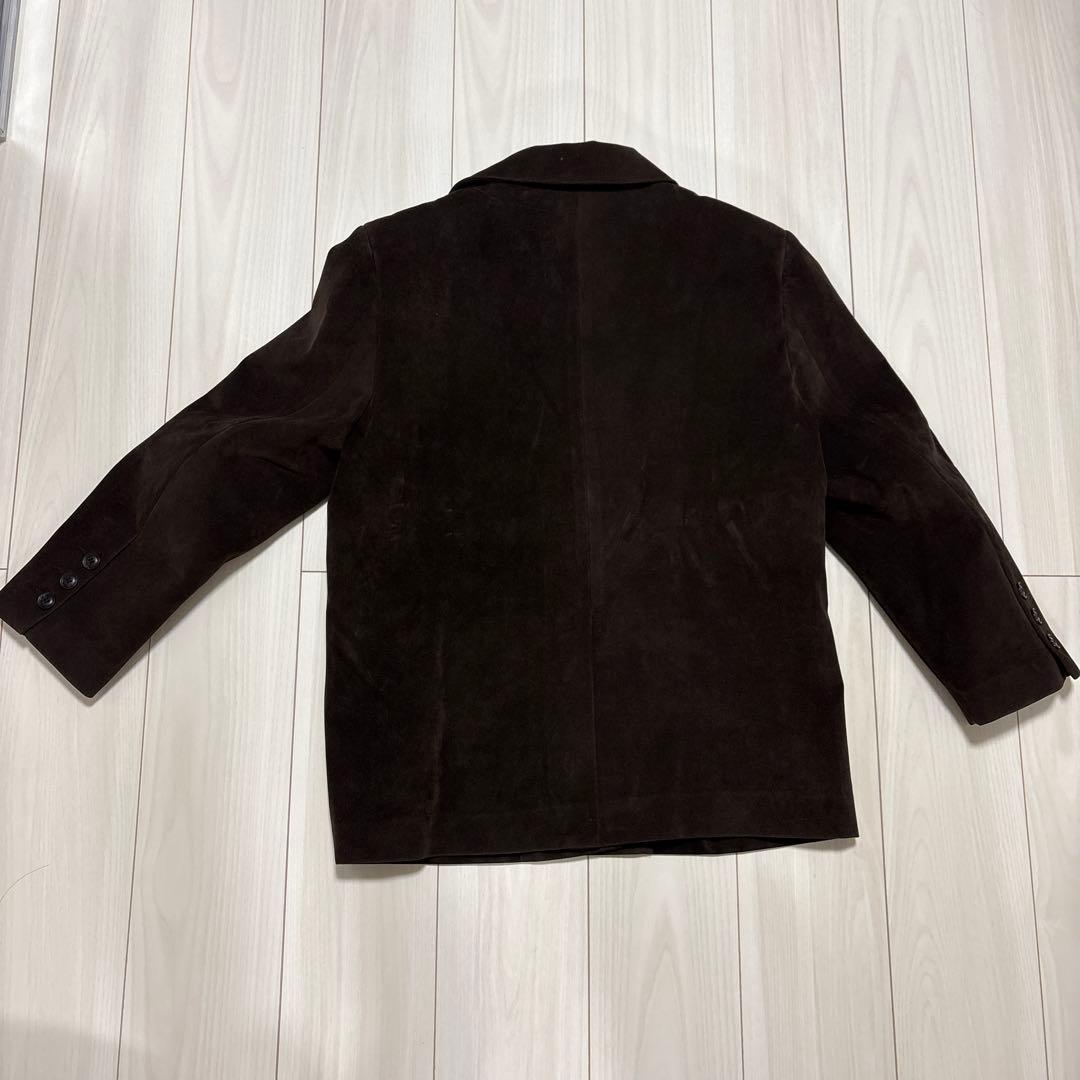 コーデュロイ テーラードジャケット ダークブラウン