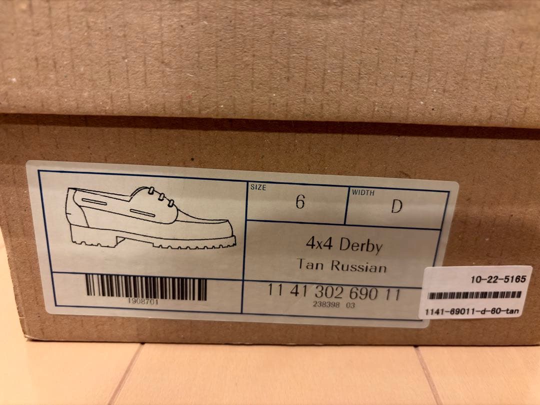 J.M.WESTON 690 ヨットダービー ロシアンカーフ タン 6D 廃盤