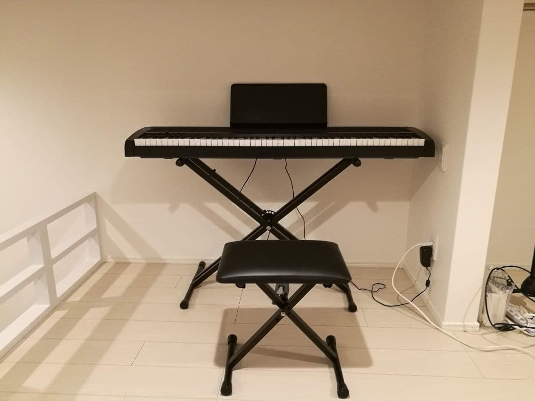 【超美品】KORG B1 88鍵 ブラック 電子ピアノ フルセット