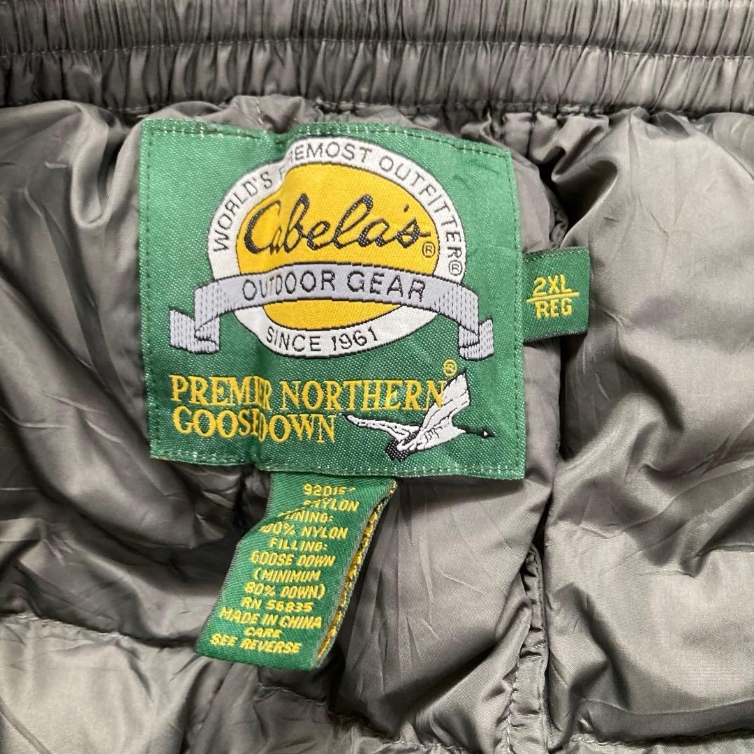 希少　90s cabela’s カベラス　キャベラス　ダウンパンツ　グースダウン