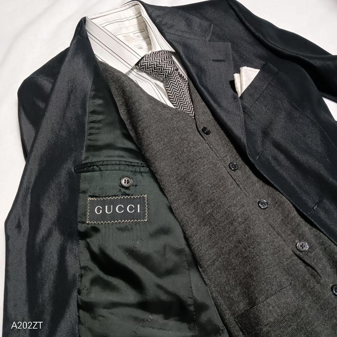 【極美品】高級感GUCCI グッチ スーツセットアップ48 L