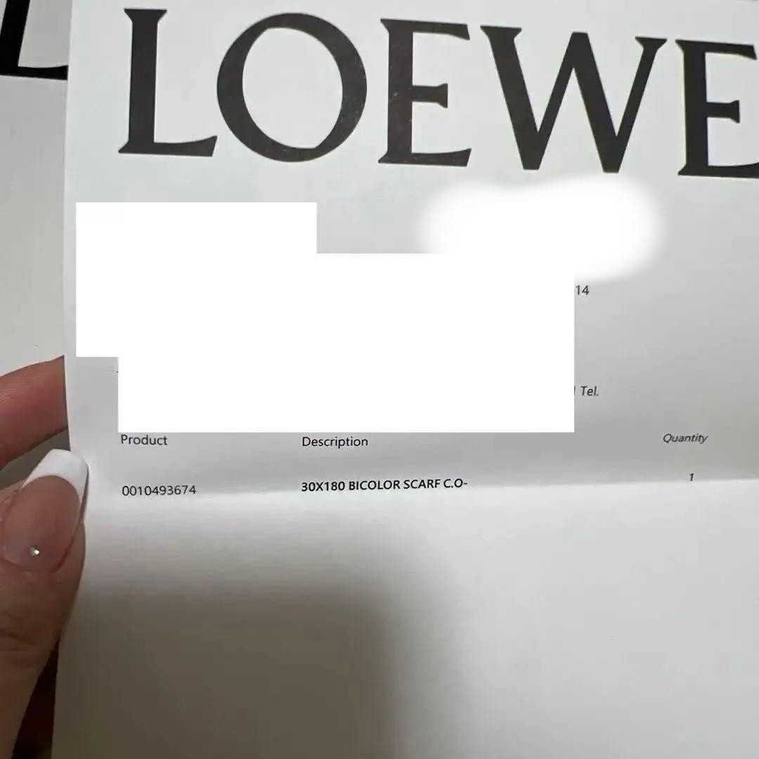 ロエベ LOEWE マフラー 箱＆リボン付き