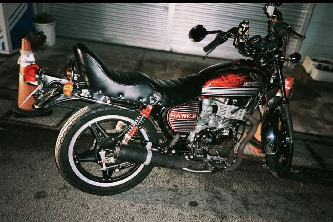 バブ ホーク用 ヤシメガ初期マフラー