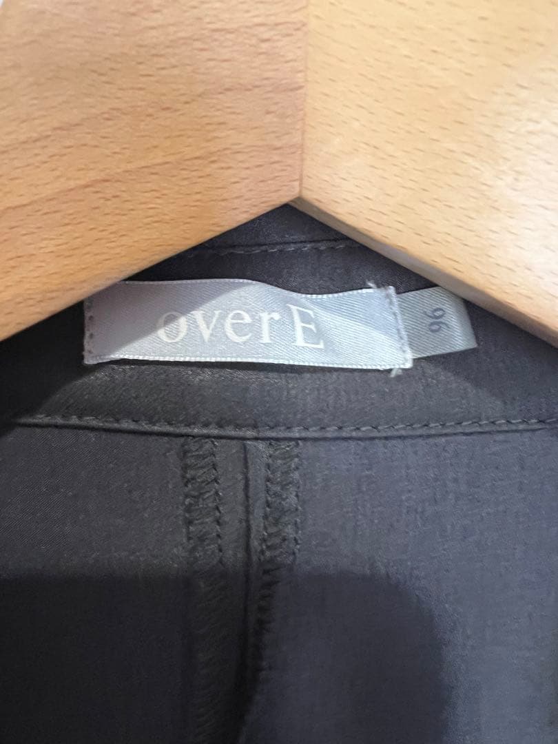 オーバーイー　シャツプリーツワンピース　over E サイズ96 2025年購入