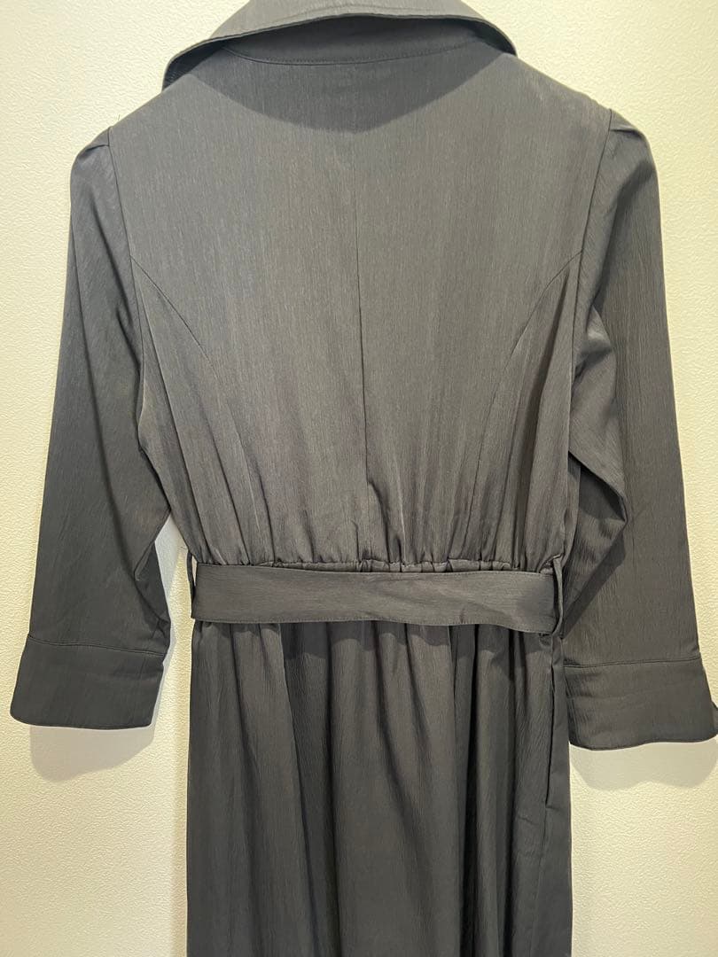 オーバーイー　シャツプリーツワンピース　over E サイズ96 2025年購入