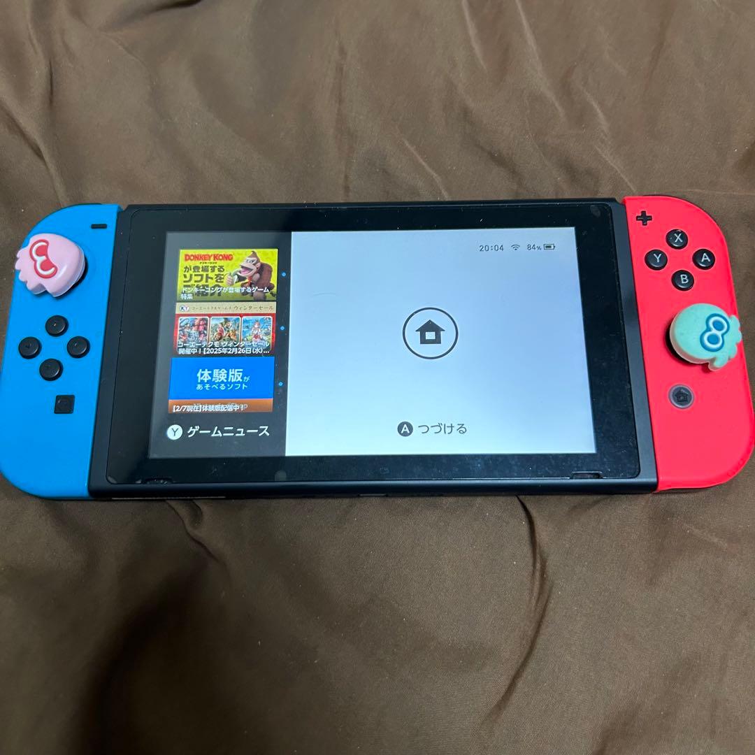 Nintendo Switch 青/赤 本体 + ゲームソフト5本