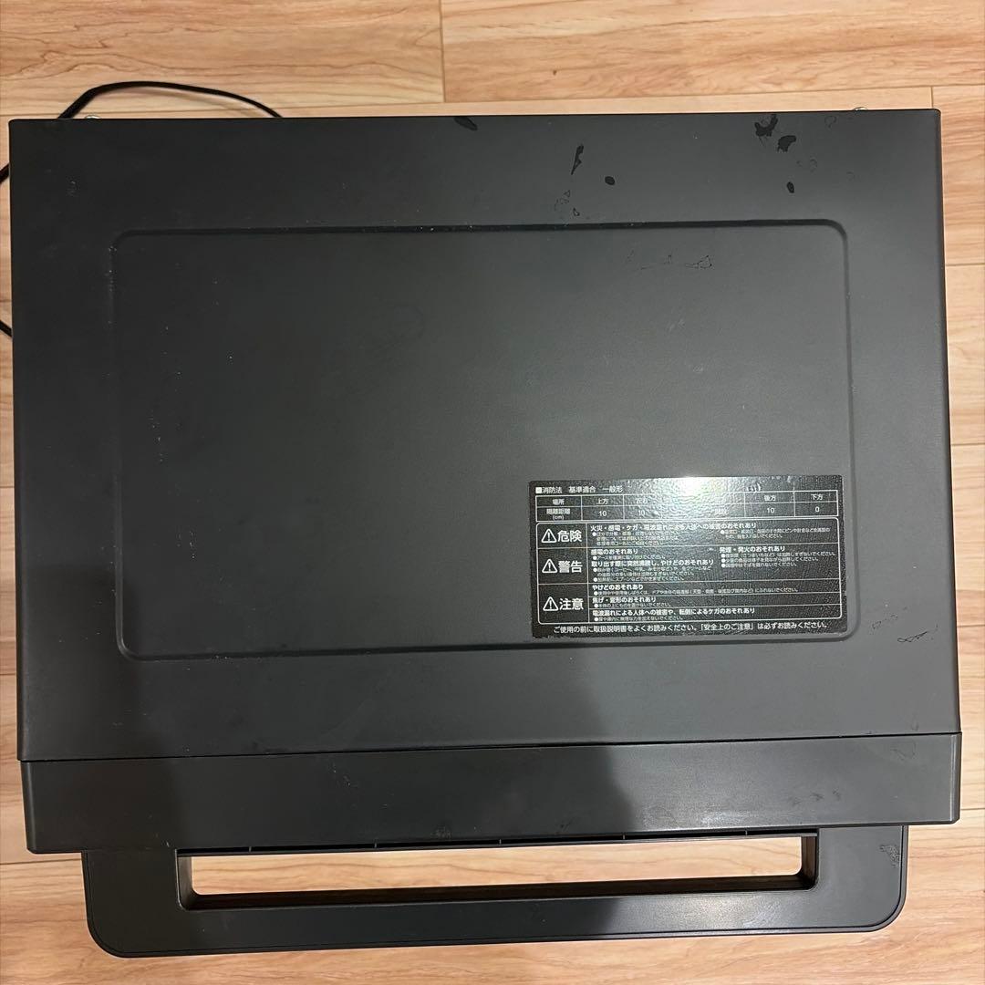 【中古】IRIS OHYAMA 電子レンジ ブラック 2022年製